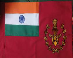 Flag CDS Chief of Defence Staff Flag for Indian Armed Forces