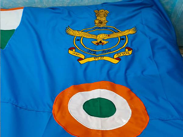 Flag IAF Pole 4x6 Feet Indian Air Force Flag for Office and Ceremonial Use