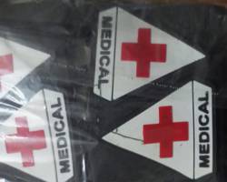 Patches Medical Embroidered Badge for Indian Army Air Force Navy