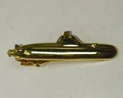 Gold Plated Submarine Lapel Pin – Navy SouvenirMaritime Collectible Badge
