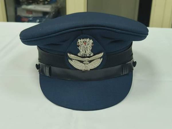 Military Peak Cap – Indian ArmyAir Force Officer Dress Cap with Visor