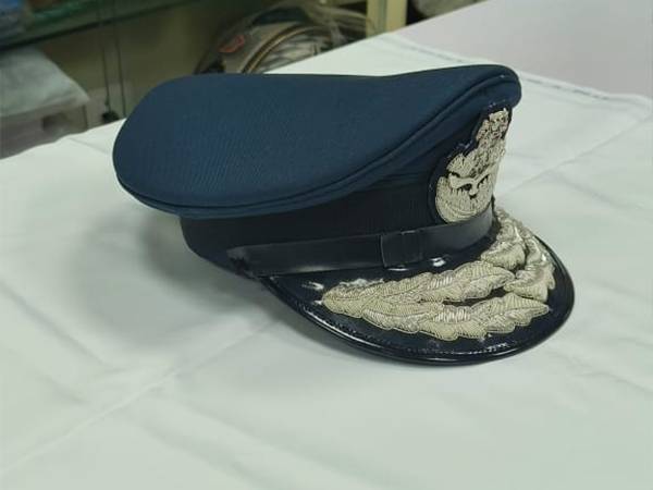 Air Force Officer Peak CapAir Commodore to Air Chief Marshal Dress Cap Indian Military Uniform