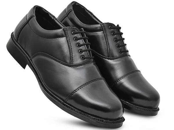 5 Eyelet Uniform Shoes Army Police Military Formal Footwear