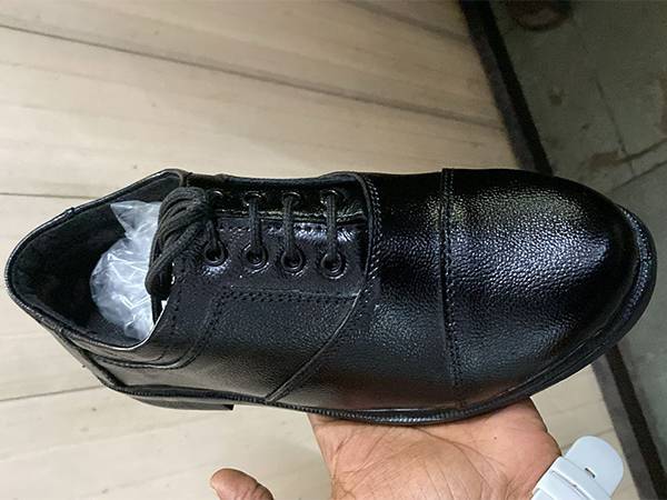 5 Eyelet Uniform Shoes Army Police Military Formal Footwear