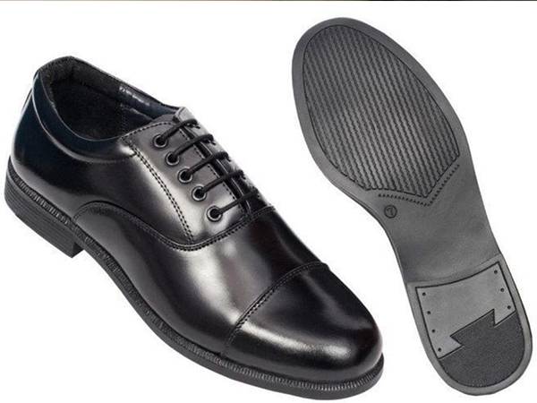 5 Eyelet Uniform Shoes Army Police Military Formal Footwear