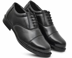 5 Eyelet Uniform Shoes Army Police Military Formal Footwear